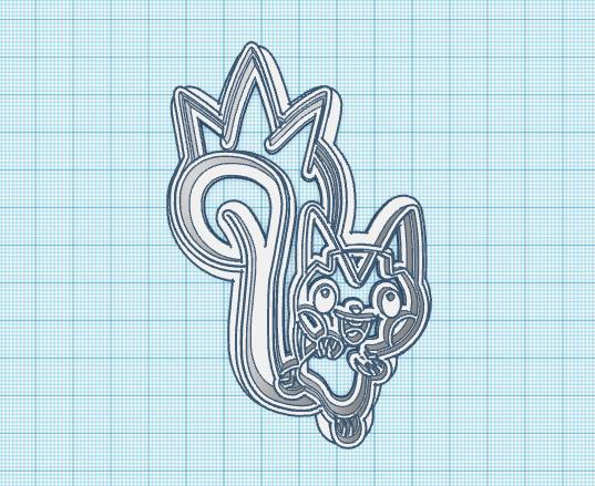 Pokemon: Pachirisu Cookie Cutter
