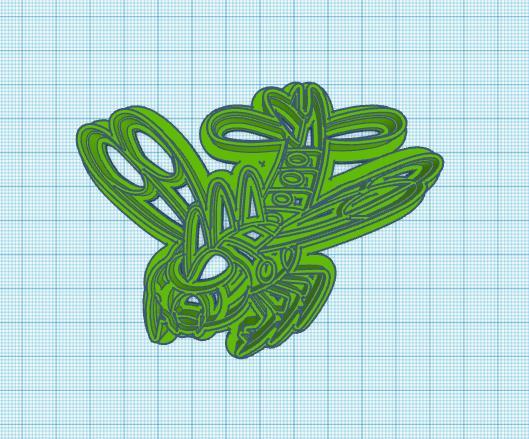 Pokemon: Yanmega Cookie Cutter