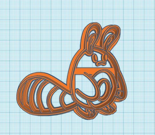 Pokemon: Sentret Cookie Cutter