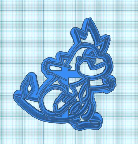 Pokemon: Croconaw Cookie Cutter