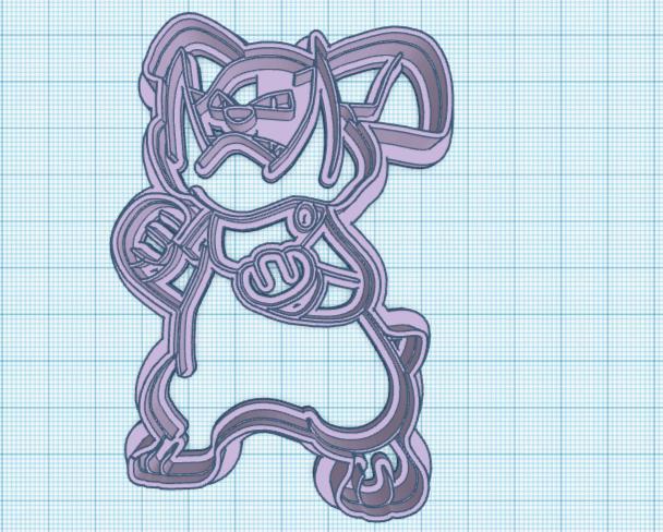 Pokemon: Granbull Cookie Cutter