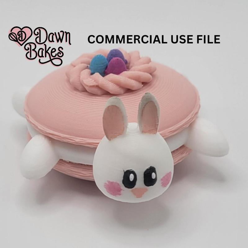 Mags the Bunny - Easter Macaron Buddy COMMERCIAL USE