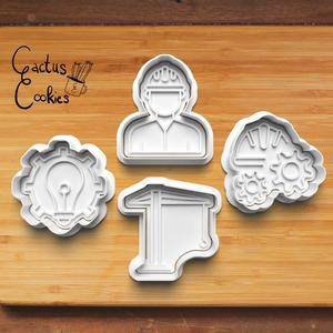 Engineer Cookie Cutter set 0659