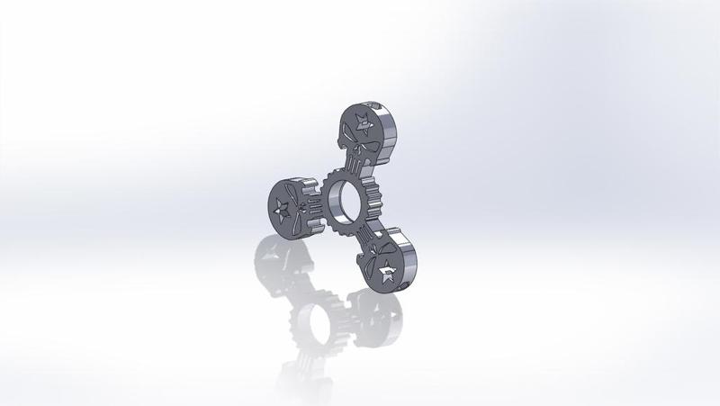 Police Skull Fidget Spinner