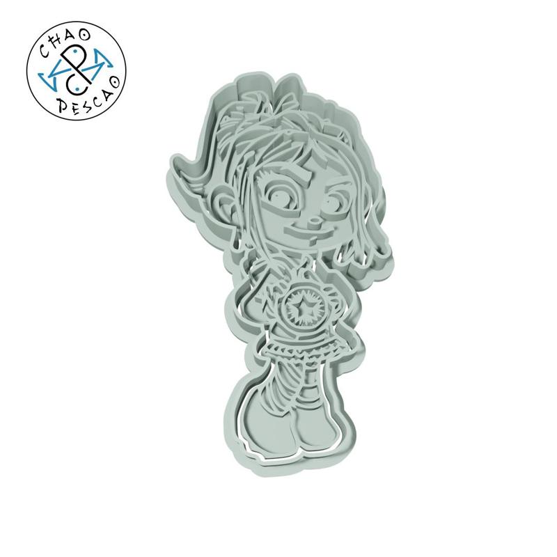 Vanellope - Wreck It Ralph (no 11) - Cookie Cutter - Fondant - Polymer Clay