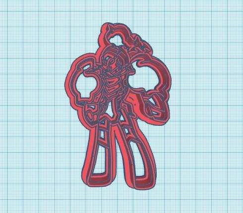 Pokemon: Armarouge Cookie Cutter