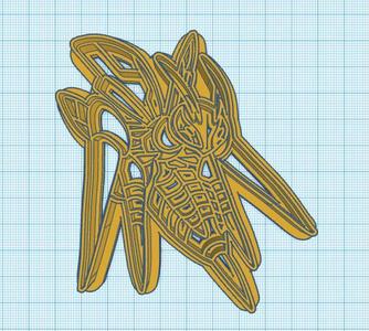 Pokemon: Mega Beedrill Cookie Cutter