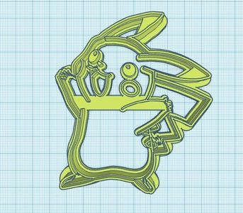 Pokemon: Pikachu Cookie Cutter