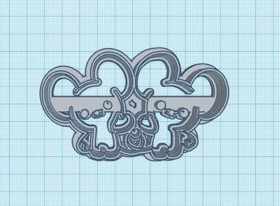 Pokemon: Tandemaus Cookie Cutter