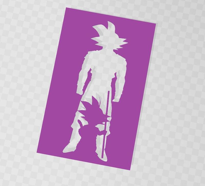 stencil Son Goku Dragon Ball