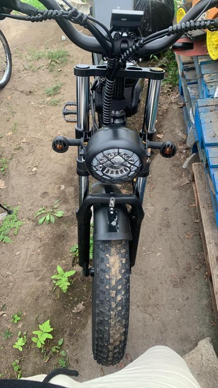 Rear and front motorcycle indicator and , Q20 FatBike