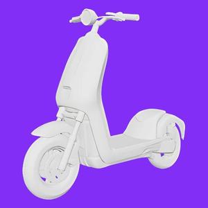 Untextured Electric Scooter
