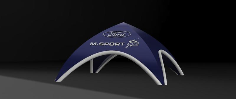 Wrc rally service tent Ford M Sport