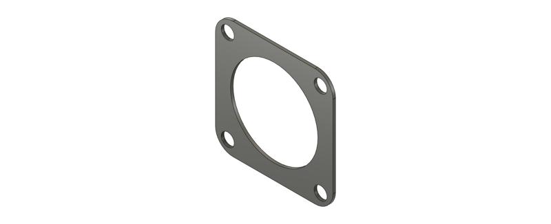 COMMERICAL LICENSE - BULTACO MOTO EXHAUST GASKET 11.17-001