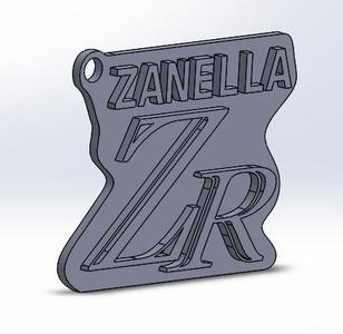 Zanella Key Ring / Motorcycle Key Ring
