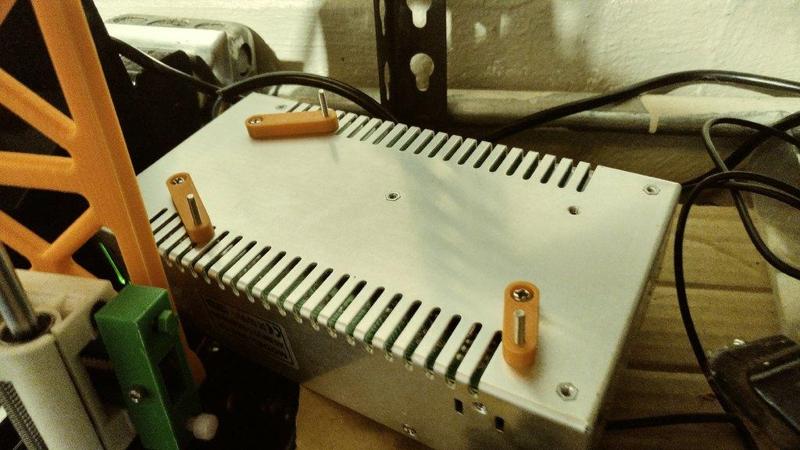 Anet A8 12V 30A 360W power supply mount