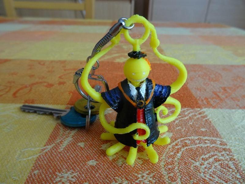 Koro Sensei HD Remix (2017) Key Ring version (porte-clé)- Assassination Classeroom - Ansatsu Kyoushitsu