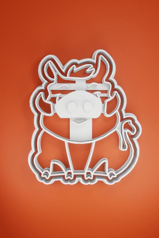 PUMBA KING LION - COOKIE CUTTER