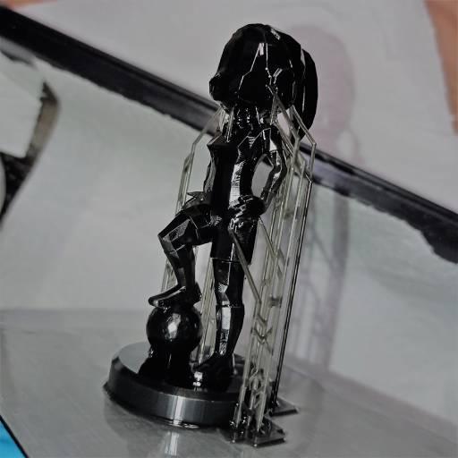 Soccer Player - Soccer Player with ball - Poses Girl Figure League Low Poly - Vol 1