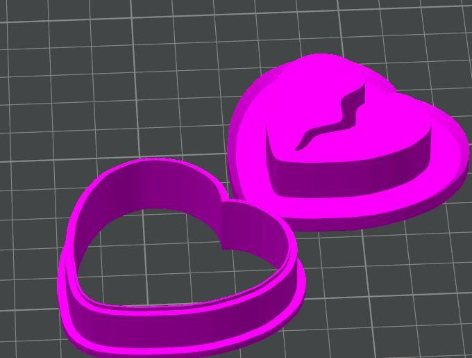 Broken heart 1 - Valentine's day cutter
