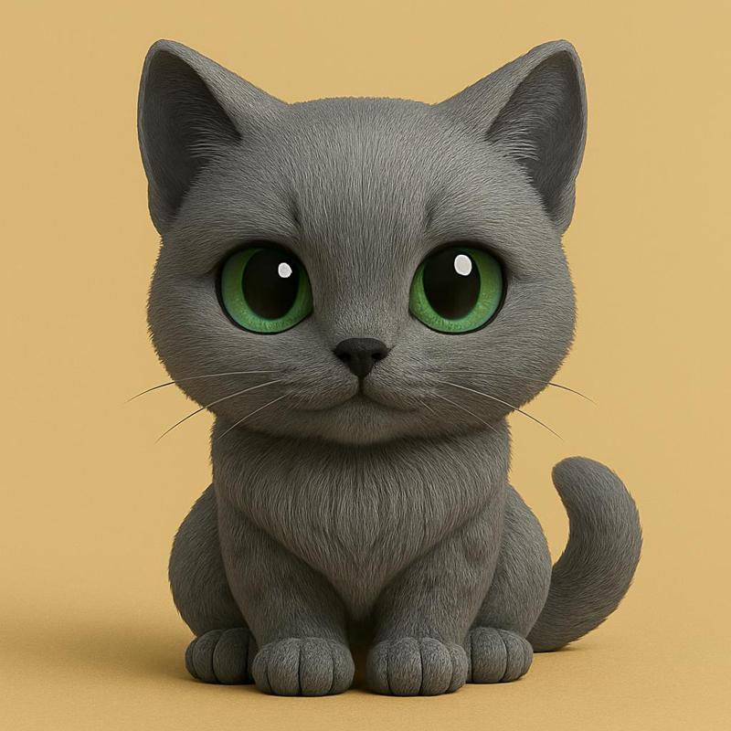Russian Blue Chibi Russian Blue Archangel Harbor Sentinel