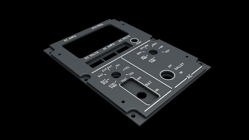 BOEING 737 OVERHEAD - ELECTRICAL PANEL