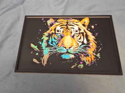 Colorful Orange Tiger