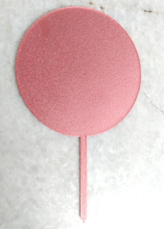 Blank Round Cake Topper 10cm x 2mm