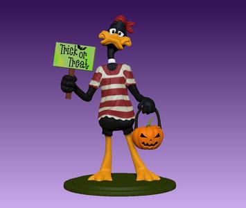daffy duck as a pirate for the halloween trick or treat