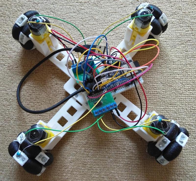 Wifi controlled Omni Wheel Car(4 Wheels)