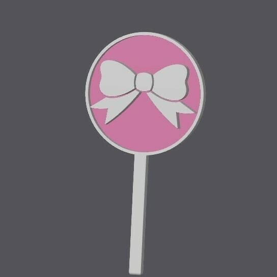 Barbie Mini Cake Topper - bow