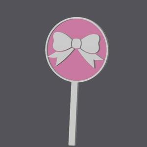 Barbie Mini Cake Topper - bow