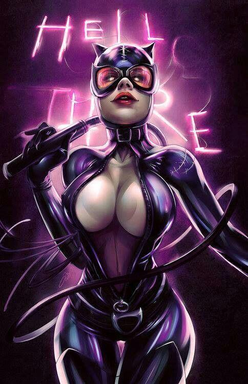 Catwoman Filament Painting 3