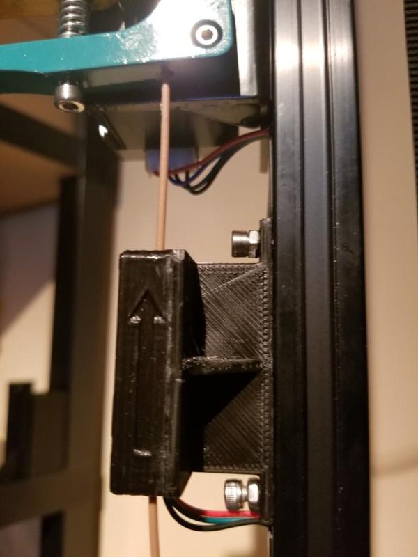 Filament sensor mount - perfect fit for K280 (maybe others)