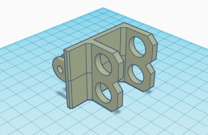 Dual Probe Holder with GoPro Mount (for standard pH, ORP or EC size)