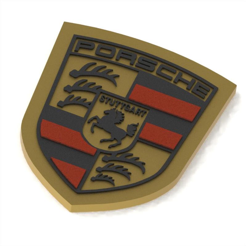 Porsche Emblem Wall Decoration