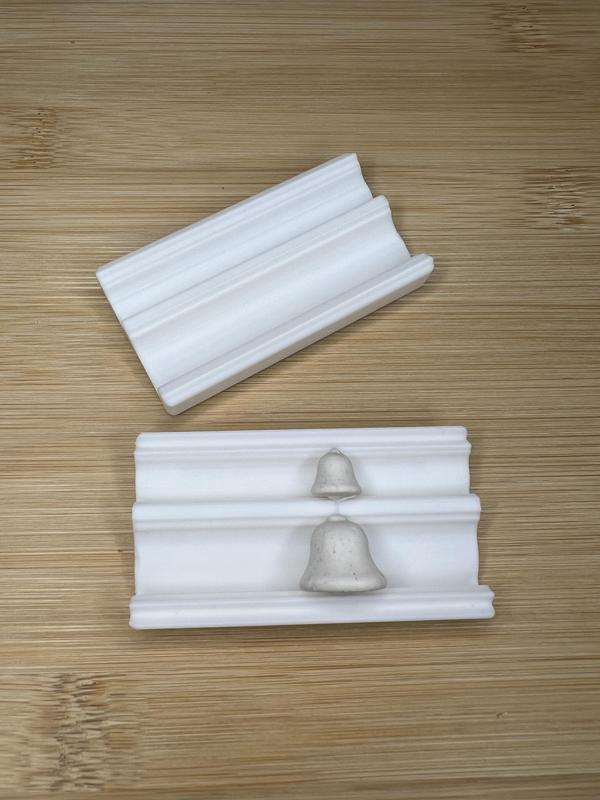 3D MODEL OF Christmas Bell BEAD ROLLER 10 MM, 15 MM FOR POLYMER CLAY.