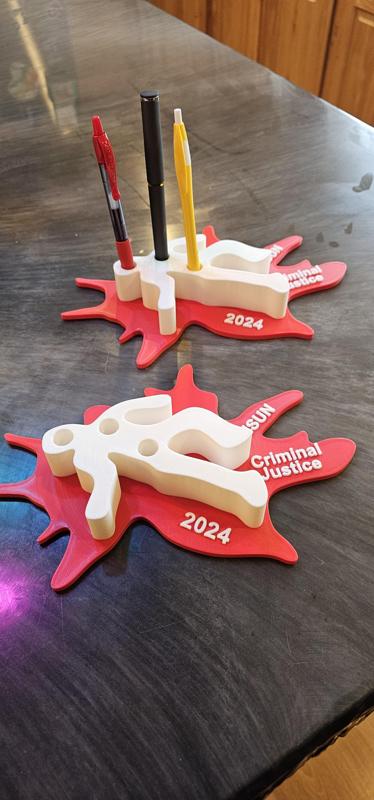 Crime scene Pen Holder