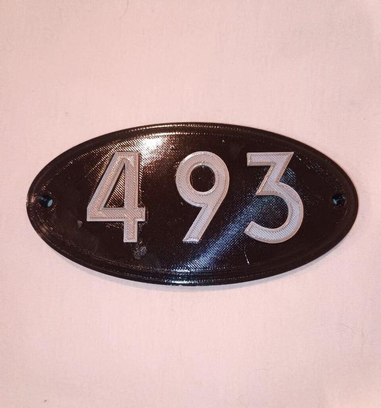 Address plate address
