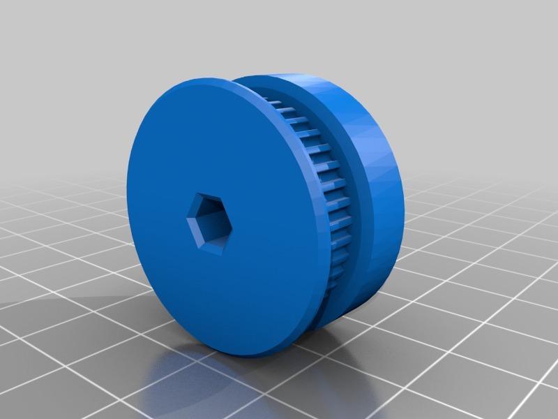 Belt Gear GT2_40teeth_ Driving for Rev Robotics Hex Axles