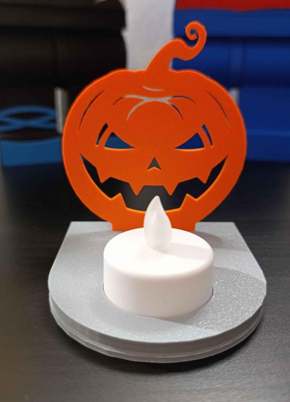 halloween pumkin  tealight