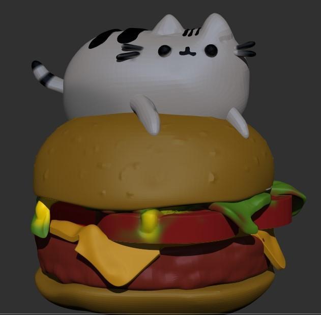 Burger Pusheen