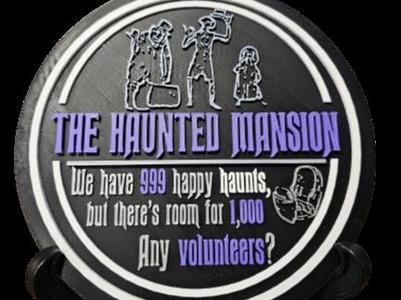 Haunted Mansion Ride Sign