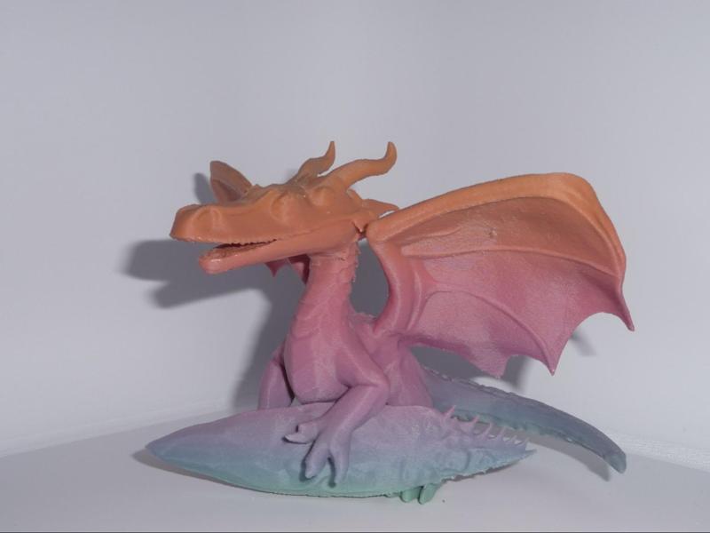 happy little surfer dragon