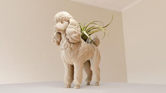 poodle planter pot flower vase stl