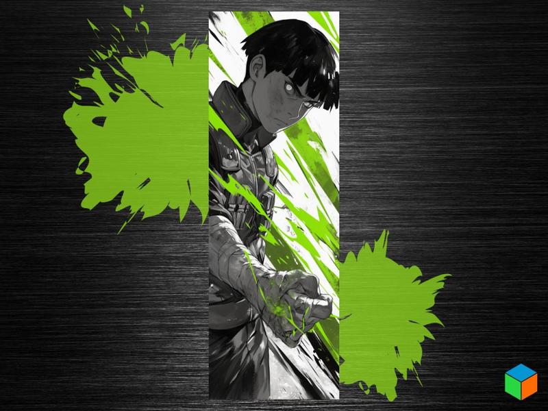 Rock Lee Bookmark – The Power of Hard Work 