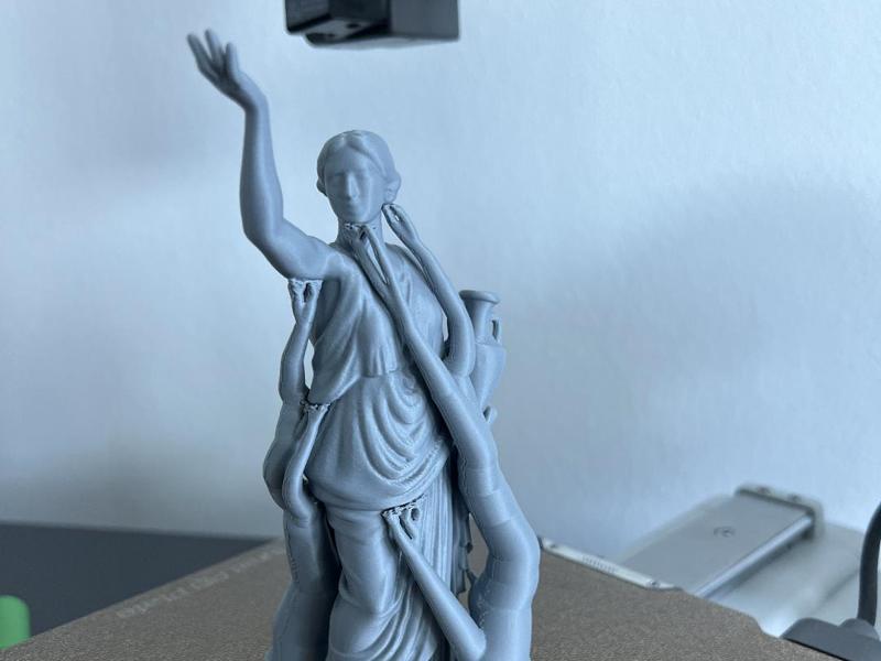 Greek statue for your plants & roots