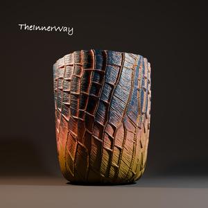 Burned Vase – Textured 3D Printed Vase with Charred Aesthetic