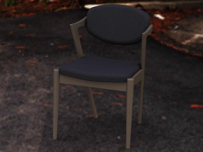 Flap Back Fabric Chair