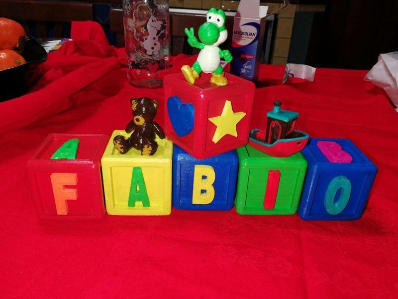 baby name cubes (ornament)